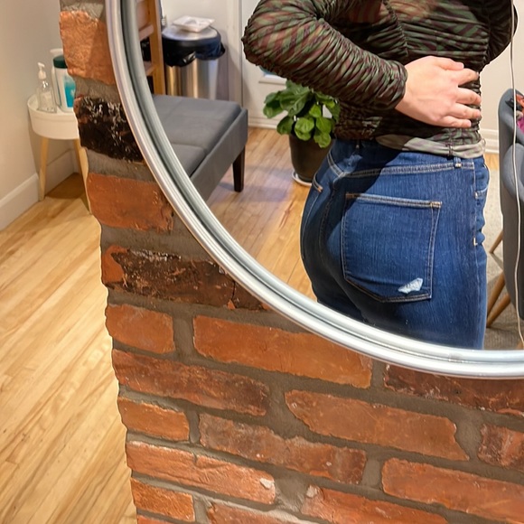 h&m super comfortable and skinny high waist ankle length ripped jeans high waist - Picture 13 of 16